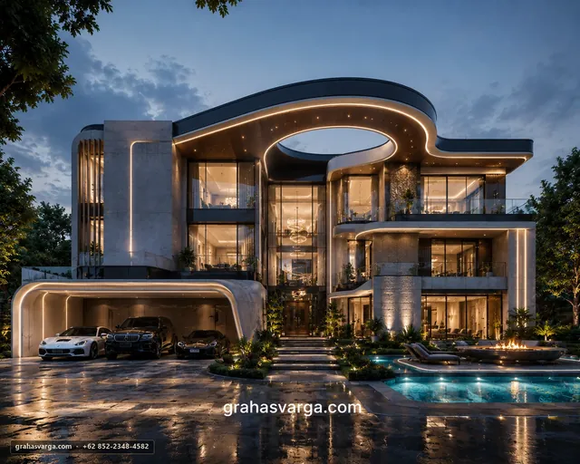Arsitektur untuk Kabupaten Tapin. — pandangan arsitektur 2